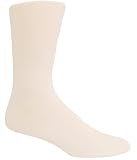 Diabetic Socks | White Mens Crew Socks 3 Pack