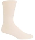 Diabetic Socks | White Mens Crew Socks 3 Pack