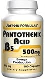 Pantothenic Acid ( 100 Caps 500 mg ) ( Energy Production ) Jarrow Formulas