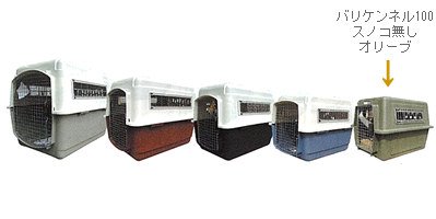 バリケンネル100スノコ無し(ブルー)【送料無料・取寄せ】