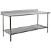 Eagle (T2472SEB-BS) 72" x 24" Worktable w/ Backsplash