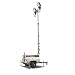 Terex AL5L Fuel Saving Portable LED Light Tower, Hybrid Battery/ 8kW Generator Powered, 1080 Watts of Light