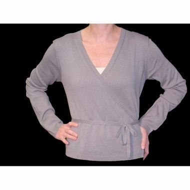 Childrens Toyshop  Sporting Goods : Danskin Women's Wrap Sweater