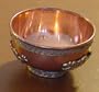 Copper Offering Bowl With Dragon Motif - Also Nice Size For Incense
