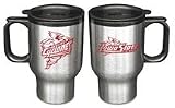 Iowa State Cyclones 16 oz. Stainless Steel Travel Mug (Set of Two)