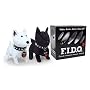 F.I.D.O. Black Walking Barking Flipping FIDO Dog