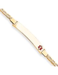 7 Inch 14k Gold Medical Jewelry Bracelet
