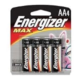 Energizer Alkaline Battery, AA, 144/CT, Sold as 1 carton