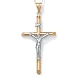 10k Crucifix Pendant 1 7 / 8 &acute; x 7 / 8 &acute; - B00067WMDK