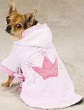 Dog Robe - Princess Royalty Dog Bathrobe - X-Small (XS)