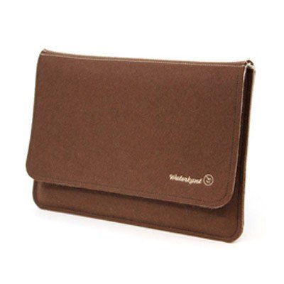 Waterkant Deichk&ouml;nig Wollfilz-Tasche 39,2 cm (15,4 Zoll) f&uuml;r Apple MacBook braun/beige