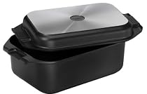 Karcher 121749 Aluguss-Bräter 2in1 - Schwarz inkl. Backhandschuhe