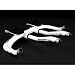 Profile Design CX3 Time Trial Bicycle Aerobars - White - RHCX38