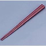 メラミン　すべり止め付角箸（５０膳入）　　アズキ色の画像