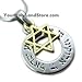 Shema Israel Necklace with Star of David By YourHolyLandStore