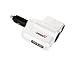Wagan EL2538 Twin USB/DC Socket Traveler's Adapter