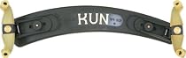 Kun Collapsible Violin Shoulder Rest, 4/4 Black