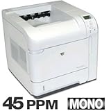 New HP High Quality Mono Laser Printer 45 Ppm 128MB Standard Memory Gigabit ....