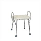 Shower Chair with Backless Molded Seat and Arms