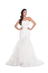 Applique Mermaid Sweetheart Bodycon Dress/Wedding Dress 