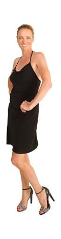 Jennifer Croll 'Caroline' Short Little Black Dress Womens