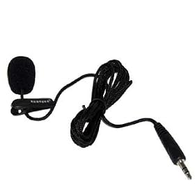 Mini Compact 3.5mm Jack Audio MIC Microphone for Skype MSN Google VoIP Windows XP/Vista/7 Webcam Vedio Internet Call Laptop PC with 1m One meters cable