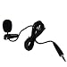 Mini Compact 3.5mm Jack Audio MIC Microphone for Skype MSN Google VoIP Windows XP/Vista/7 Webcam Vedio Internet Call Laptop PC with 1m One meters cable