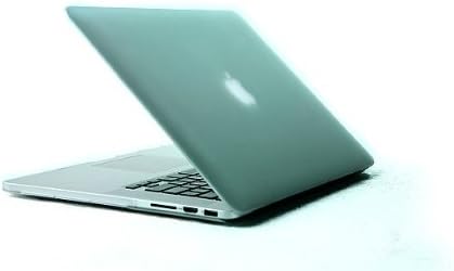 MKT - Matte Rubber Coated Rubberized Hard Shell Clip Snap On Case Skin Cover for Apple 13.3 inche Macbook Retina Series (Transparent)