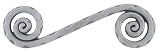 Atlas Homewares 9-Inch Signature Scroll Scroll Mega Pull - Left, Pewter #3001L-P