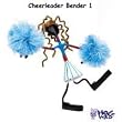 Bender Cheerleaders Posable Magnetic Cheerleaders-DEBBI