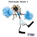 Bender Cheerleaders Posable Magnetic Cheerleaders-DEBBI