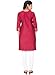 IndusDiva Women's Maroon Silk Cotton Straight Cut Kurti