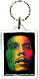 RAVEN IMAGES KC5196 Bob Marley Keychain - Head Shot-Jamaican Colors