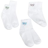 Jefferies Socks Girls  Dragonflies Applique 3-Pack