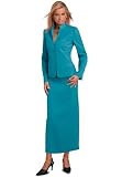 Multi-Button Skirt Suit