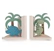 Dinosaur bookends