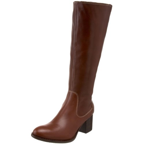 Geox Womens Donna Viviana Knee-High Boot,Cognac,38 M EU / 8 B(M)