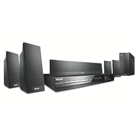 Philips HTS3555 Home Theater System with iPod Connectivity (Black)