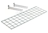 Wire Shelf With 2 Brackets. Package of 3