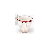 菊十草　軽量コップ（赤） 5個組 【湯呑 有田焼 】