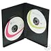 10 Black Double Cddvd Case Sleeve Cover Storage Cases
