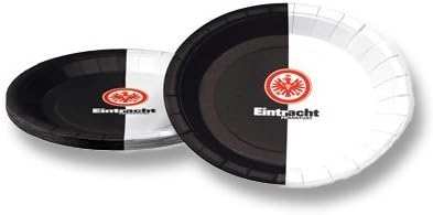 Eintracht Frankfurt Party Plate Set of 8 / Teller / Pappteller