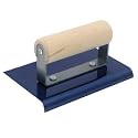 QLT By MARSHALLTOWN 13952 6-Inch by 4-Inch Blue Steel Edger with Wood Handle