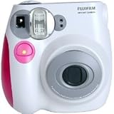 Fuji Instax Mini 7s Pink Trim with Twin-Pack of Instax Film