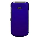 Hard Snap-on Plastic RUBBERIZED BLUE Sleeve Faceplate Cover Case for SAMSUN ....