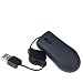 Video Games : 3-Button USB 3D Optical Mini Mouse w/Retractable Cable (Blk)