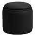 P'Kolino Storage Ottoman, Black