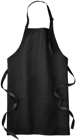 Heavyweight 8oz Adjustable Bib Apron with Three Pockets