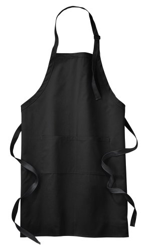 Heavyweight 8oz Adjustable Bib Apron with Three Pockets