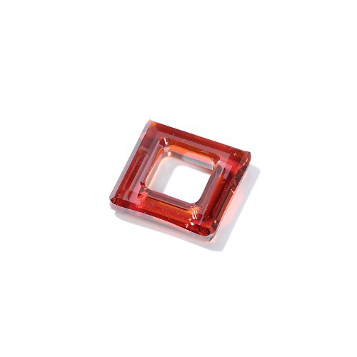 KnorrPrandell 2210520 - Swarowski Square Ring 14x14 mm, 1 St&uuml;ck in Dose, crystal red Preisvergleich